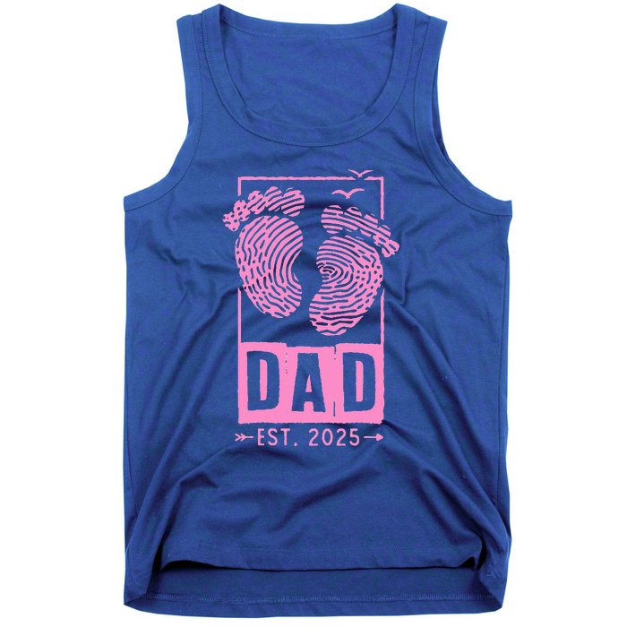 Dad Est 2025 Girl Tank Top