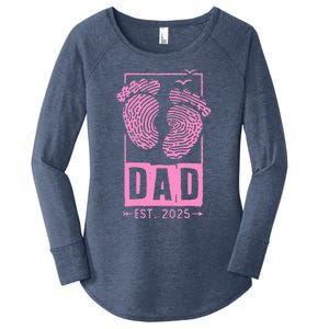 Dad Est 2025 Girl Women's Perfect Tri Tunic Long Sleeve Shirt