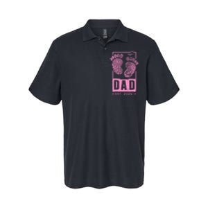 Dad Est 2025 Girl Logo Dad To Be Gifts For 1st Time Dad Softstyle Adult Sport Polo