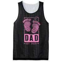 Dad Est 2025 Girl Logo Dad To Be Gifts For 1st Time Dad Mesh Reversible Basketball Jersey Tank