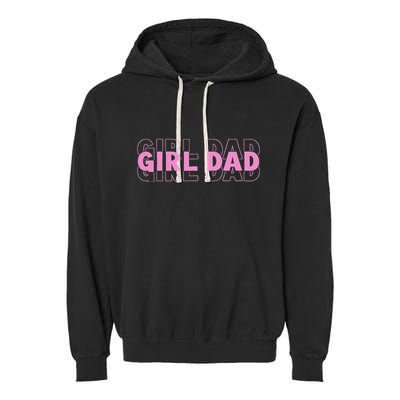 Dad Est 2025 Dad Loading New Dad Of Retro Dad Garment-Dyed Fleece Hoodie