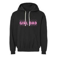 Dad Est 2025 Dad Loading New Dad Of Retro Dad Garment-Dyed Fleece Hoodie