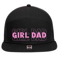 Dad Est 2025 Dad Loading New Dad Of Retro Dad 7 Panel Mesh Trucker Snapback Hat