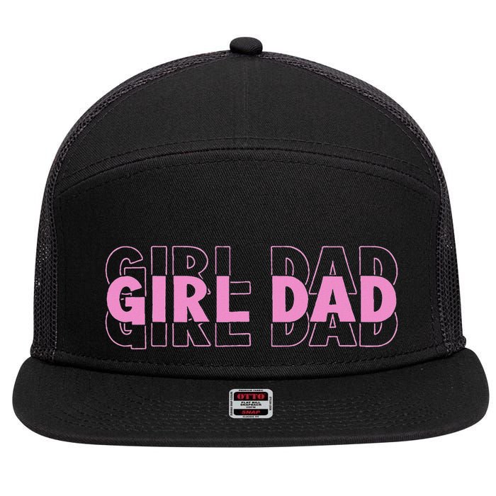Dad Est 2025 Dad Loading New Dad Of Retro Dad 7 Panel Mesh Trucker Snapback Hat