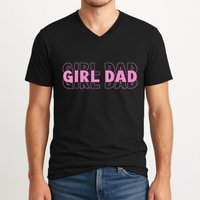 Dad Est 2025 Dad Loading New Dad Of Retro Dad V-Neck T-Shirt