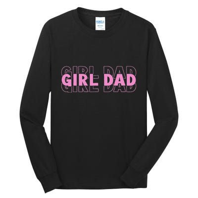 Dad Est 2025 Dad Loading New Dad Of Retro Dad Tall Long Sleeve T-Shirt
