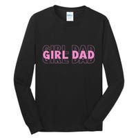 Dad Est 2025 Dad Loading New Dad Of Retro Dad Tall Long Sleeve T-Shirt