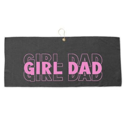 Dad Est 2025 Dad Loading New Dad Of Retro Dad Large Microfiber Waffle Golf Towel
