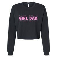 Dad Est 2025 Dad Loading New Dad Of Retro Dad Cropped Pullover Crew