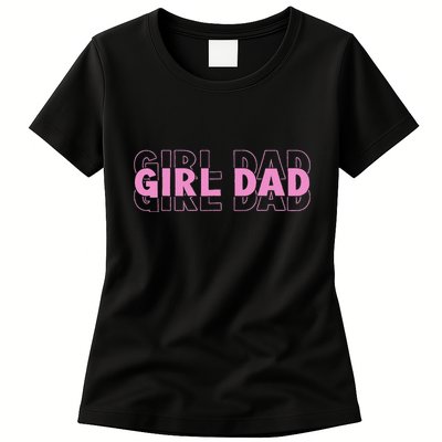Dad Est 2025 Dad Loading New Dad Of Retro Dad Womens T-Shirt