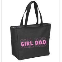 Dad Est 2025 Dad Loading New Dad Of Retro Dad Zip Tote Bag