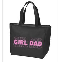 Dad Est 2025 Dad Loading New Dad Of Retro Dad Zip Tote Bag