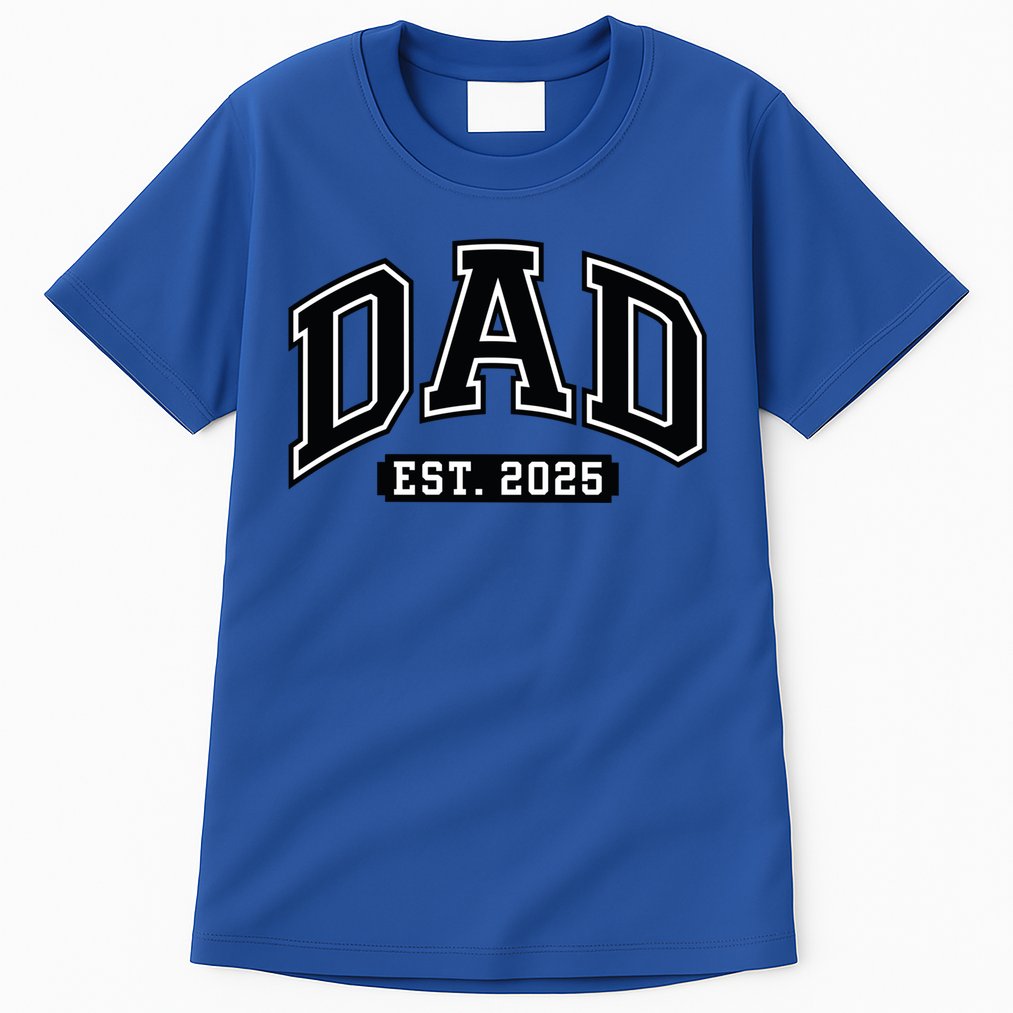 Dad Est 2025 Expect 2025 Father 2025 New Dad 2025 Gift Tall T-Shirt