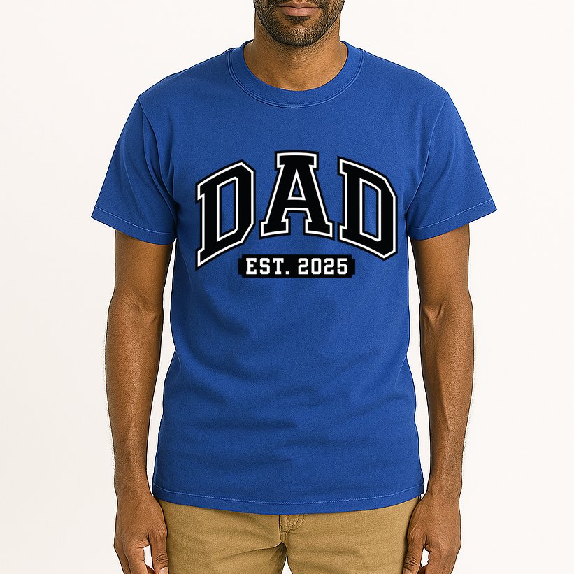 Dad Est 2025 Expect 2025 Father 2025 New Dad 2025 Gift Tall T-Shirt