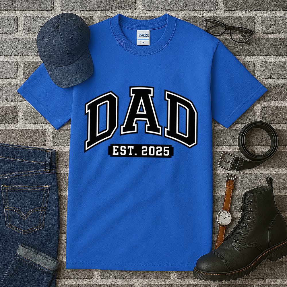 Dad Est 2025 Expect 2025 Father 2025 New Dad 2025 Gift Tall T-Shirt