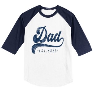 Dad Est 2025 Baseball Sleeve Shirt