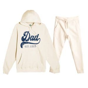 Dad Est 2025 Premium Hooded Sweatsuit Set