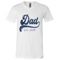 Dad Est 2025 V-Neck T-Shirt