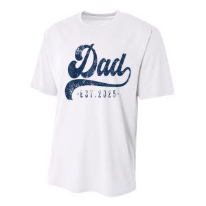 Dad Est 2025 Performance Sprint T-Shirt