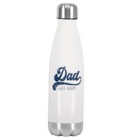 Dad Est 2025 Stainless Steel Insulated Water Bottle