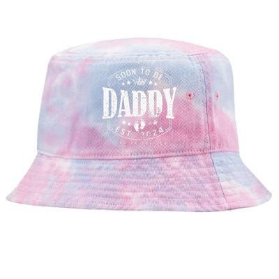 Dad Est 2024 Soon To Be Daddy Pregnancy Announcement Tie-Dyed Bucket Hat