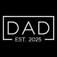 Dad Est. 2025 Logo Father 2025 Loading New Dad 2025 Magnet