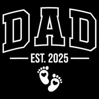 Dad Est 2025 Dad To Be Gifts New Daddy Drawstring Bag
