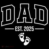 Dad Est 2025 Dad To Be Gifts New Daddy 16 in Basic Backpack