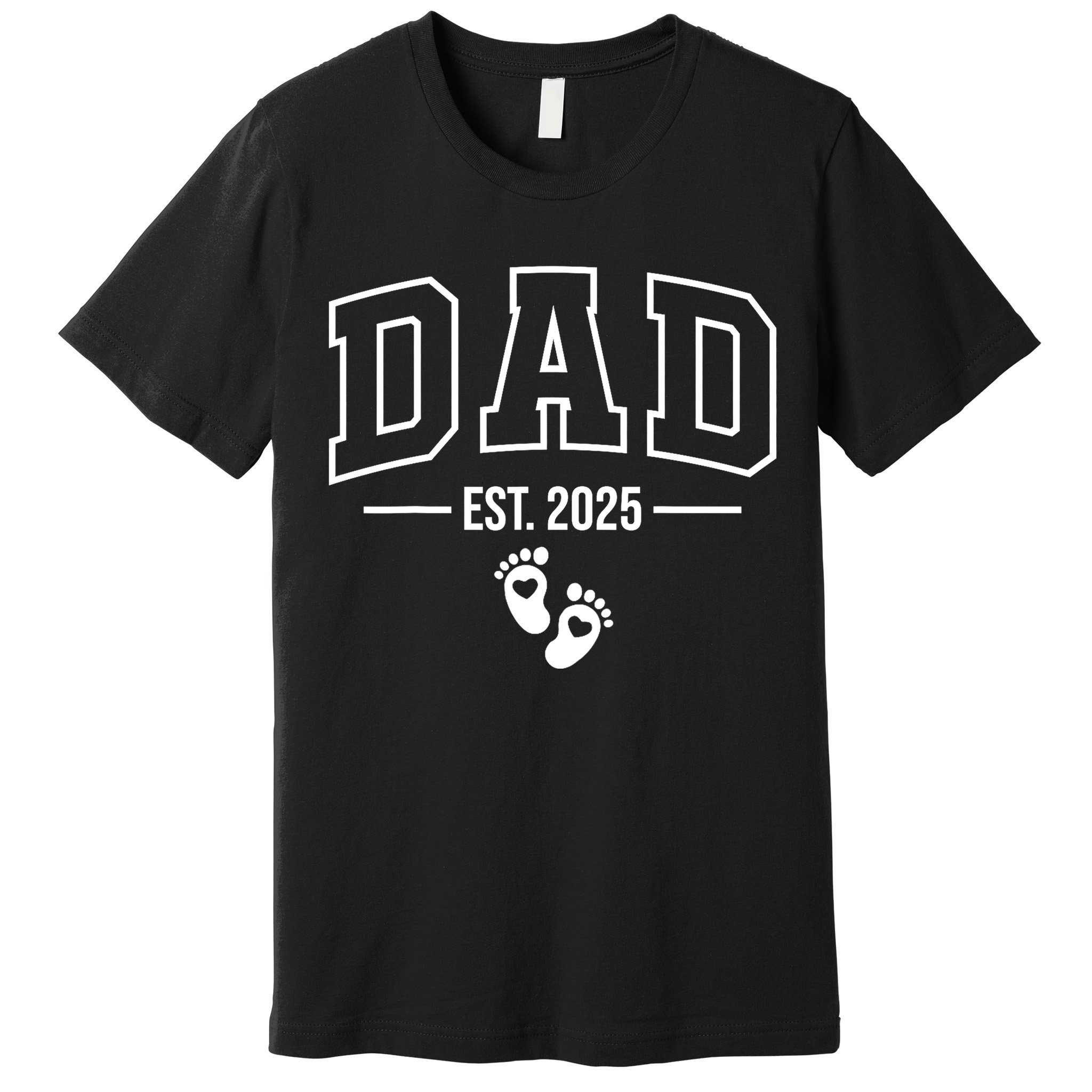 Dad Est 2025 Dad To Be Gifts New Daddy Premium T-Shirt