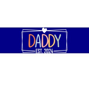 Daddy Est 2024 Promoted To Be Dad Family 2024 Meaningful Gift Bumper Sticker