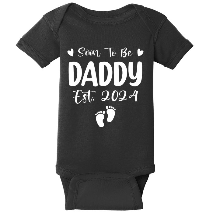 Dad Est 2024 Soon To Be Daddy Pregnancy Announcement Baby Bodysuit