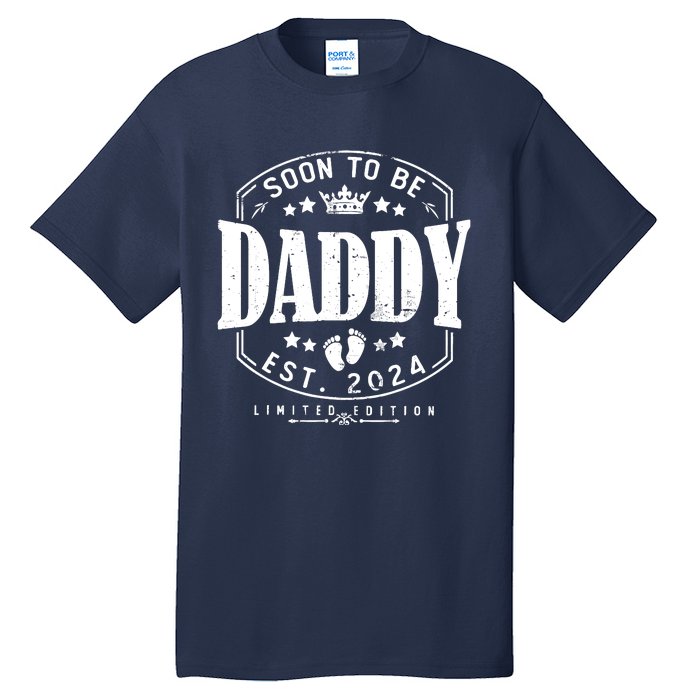 Dad Est 2024 Soon To Be Daddy Pregnancy Announcement Tall T-Shirt