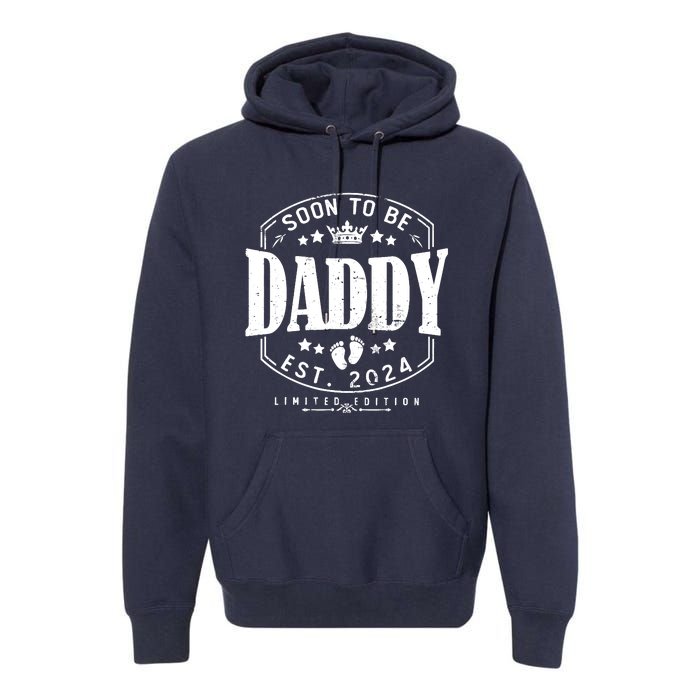 Dad Est 2024 Soon To Be Daddy Pregnancy Announcement Premium Hoodie