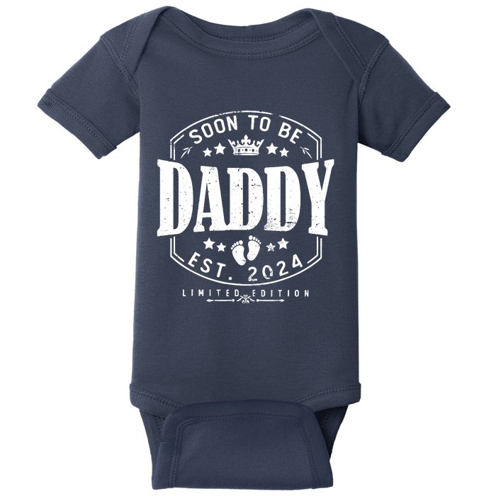 Dad Est 2024 Soon To Be Daddy Pregnancy Announcement Baby Bodysuit