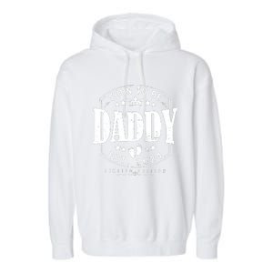 Dad Est 2024 Soon To Be Daddy Pregnancy Announcement Garment-Dyed Fleece Hoodie