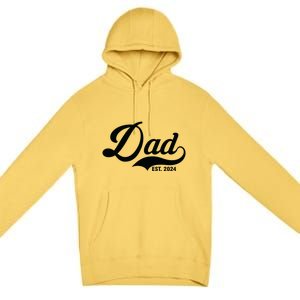 Dad Est. 2024 Premium Pullover Hoodie