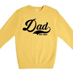 Dad Est. 2024 Premium Crewneck Sweatshirt