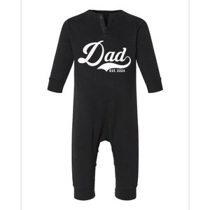 Dad Est. 2024 Infant Fleece One Piece