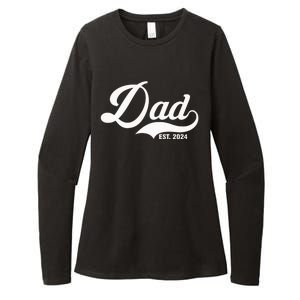 Dad Est. 2024 Womens CVC Long Sleeve Shirt