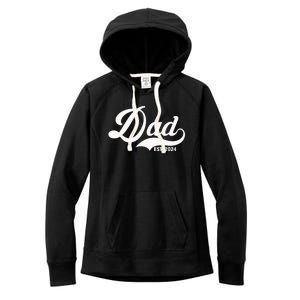 Dad Est. 2024 Women's Fleece Hoodie