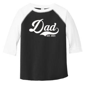 Dad Est. 2024 Toddler Fine Jersey T-Shirt