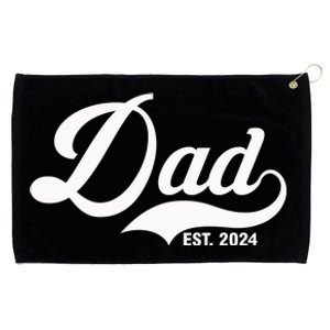 Dad Est. 2024 Grommeted Golf Towel