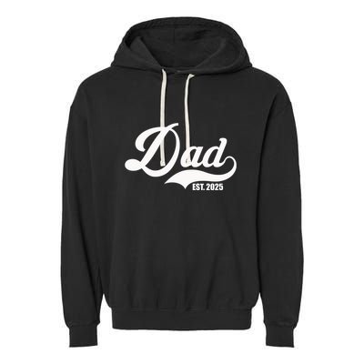 Dad Est. 2025 Garment-Dyed Fleece Hoodie