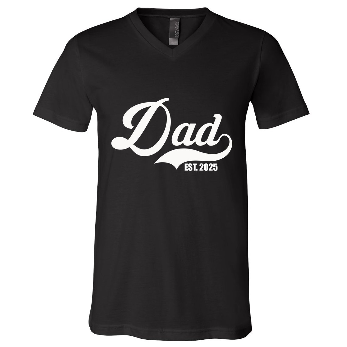 Dad Est. 2025 V-Neck T-Shirt