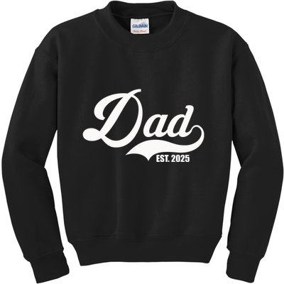 Dad Est. 2025 Kids Sweatshirt