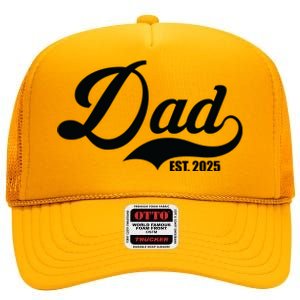 Dad Est. 2025 High Crown Mesh Back Trucker Hat