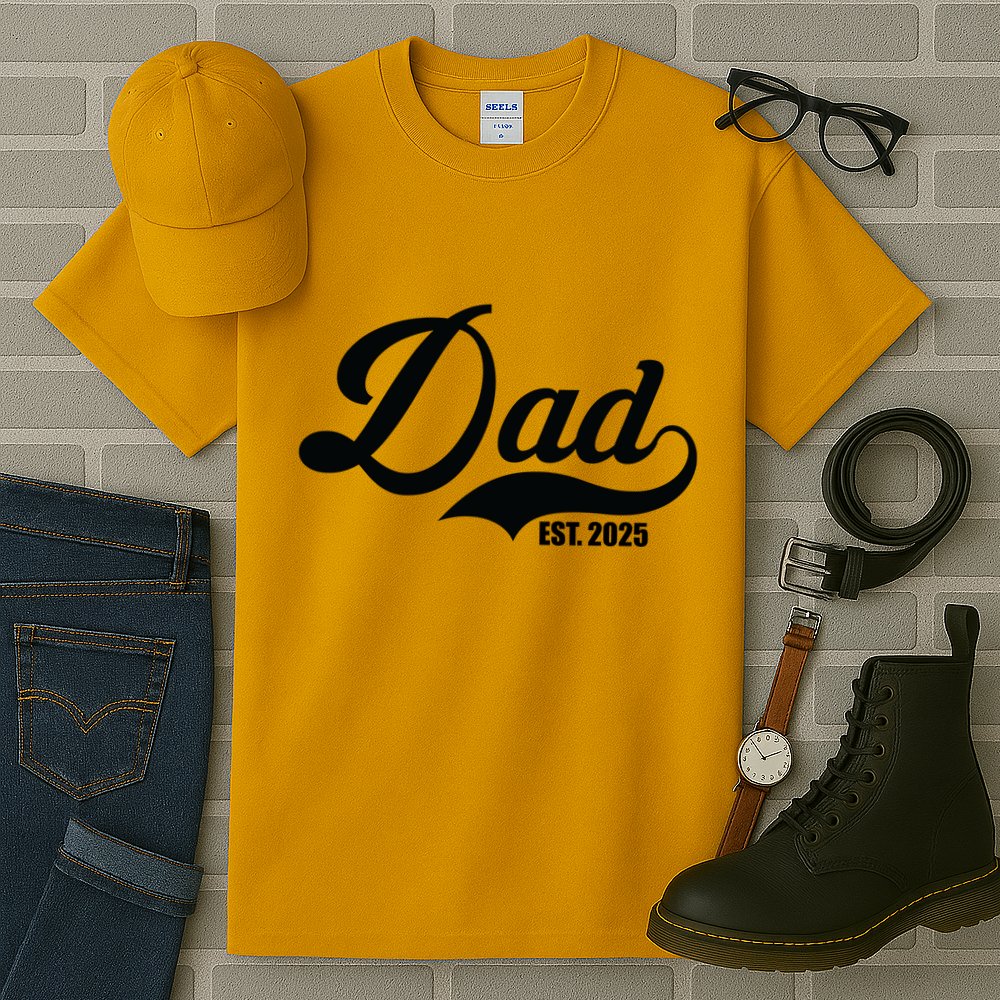 Dad Est. 2025 Tall T-Shirt