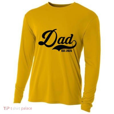 Dad Est. 2025 Cooling Performance Long Sleeve Crew