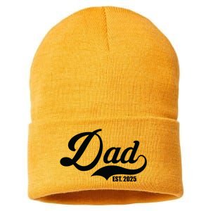 Dad Est. 2025 Sustainable Knit Beanie