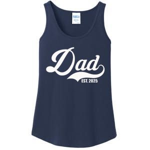 Dad Est. 2025 Ladies Essential Tank